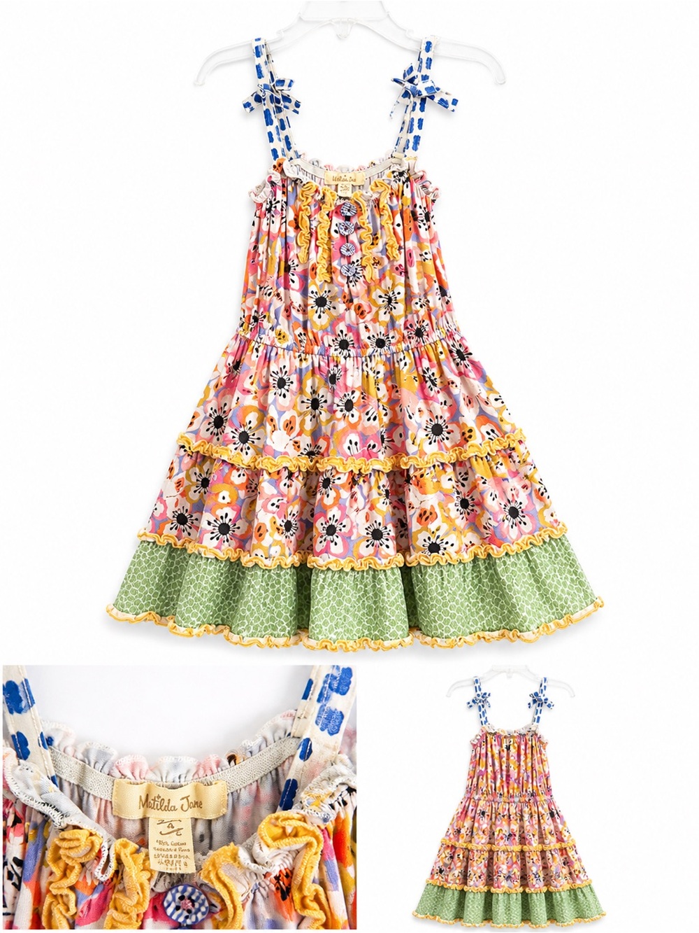 Matilda Jane Tiered Floral Maxi Dress – Size 4 🌸